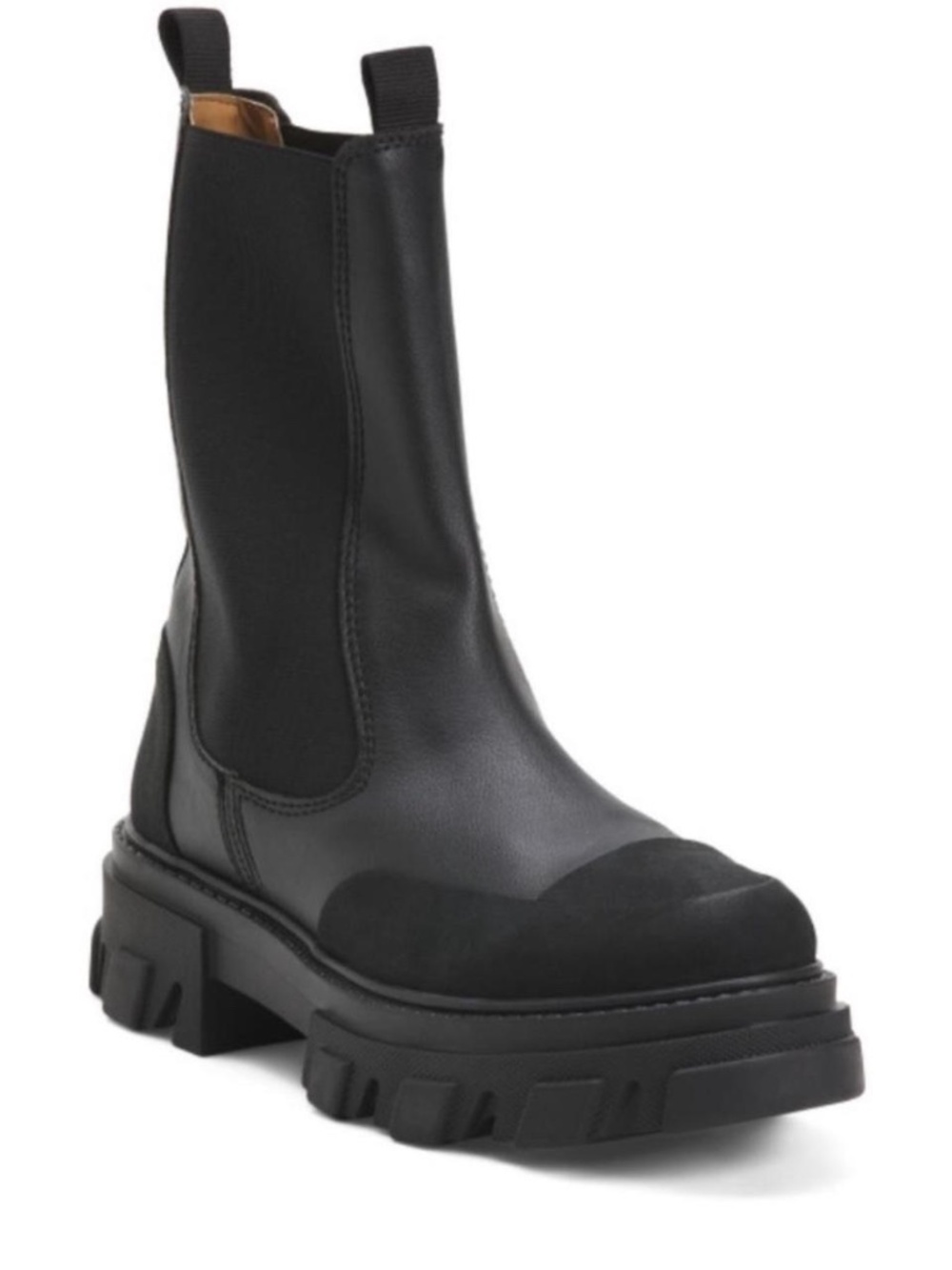 Ganni mid Chelsea boots